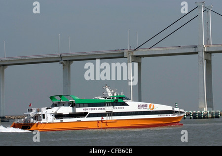 CHINA   MACAU SAR Transport Fast catamaran ferries  link with Hong Kong and the New Territories. Stock Photo