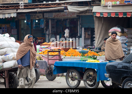 Market in Rawalpindi, Pakistan Stock Photo