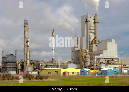 Potash mine near Moose Jaw, Saskatchewan, Canada. Stock Photo