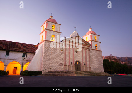 USA, United States, America, California, Santa Barbara, City, Old Mission, beautiful, California, catholic, church, colonial, co Stock Photo