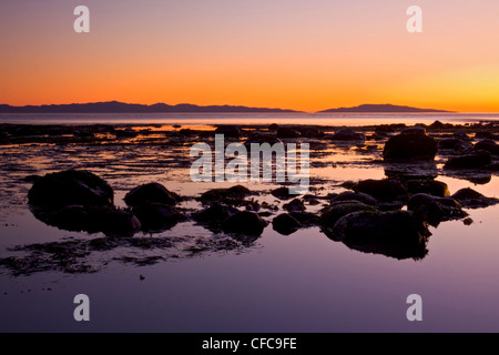 A landscape image of Sombrio Beach on Vancouver Island, BC, Canada. Stock Photo