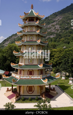 Asia, outside, Cao, Dai, faith, Ninh, pagoda: South-East Asia, sacred construction, day, Tay, temple, temple complex, Vietnam, V Stock Photo