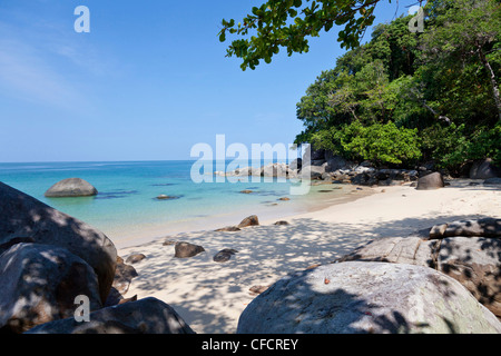 Beautiful beach in the sunlight, Khao Lak Lamru National Park, Andaman Sea, Khao Lak, Thailand, Asia Stock Photo