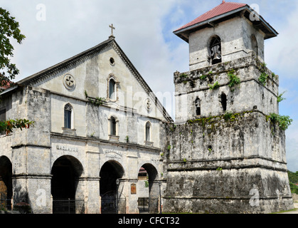 Church of Our Lady of the Immaculate Conception, one of the oldest churches in the country, Baclayon, Bohol, Philippines Stock Photo