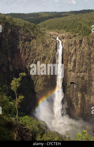 Wallaman Falls 268m drop, the tallest in Australia, Ingham, Queensland, Australia, Pacific Stock Photo