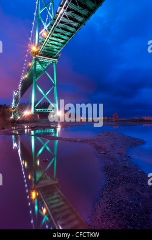 Lions Gate Bridge, Vancouver, British Columbia, Canada Stock Photo