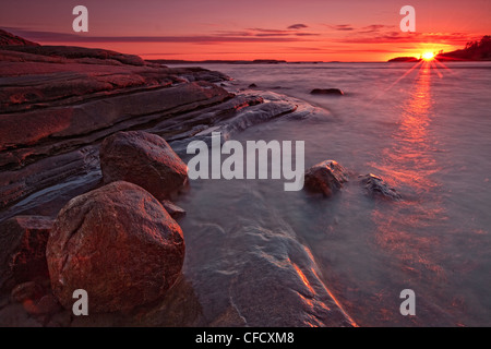 Killbear Sunset Sunset over Georgian Bay, Killbear Provincial Park, Ontario, Canada ...