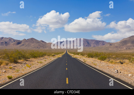 Daylight Pass road, Highway 374 from Beatty Nevada, Death Valley National Park, California Nevada border, USA Stock Photo