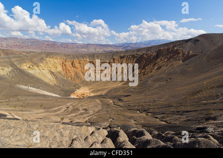 Ubehebe crater, a Maar volcano, Death Valley National Park, California, USA Stock Photo