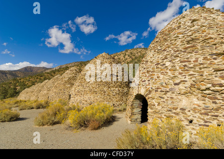 The Charcoal Kilns, Panamint range, Emigrant Canyon Road, Death Valley National Park, California, USA Stock Photo