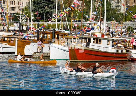 Annual Classsic Boat Festival, Victoria, British Columbia, Canada Stock Photo