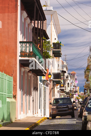 Street scene, San Juan, Puerto Rico Stock Photo - Alamy