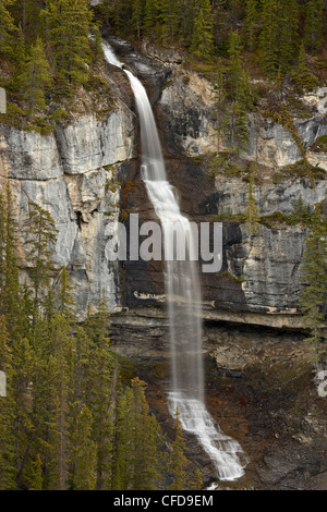 Bridal Veil Falls, Banff National Park, UNESCO World Heritage Site, Rocky Mountains, Alberta, Canada, Stock Photo