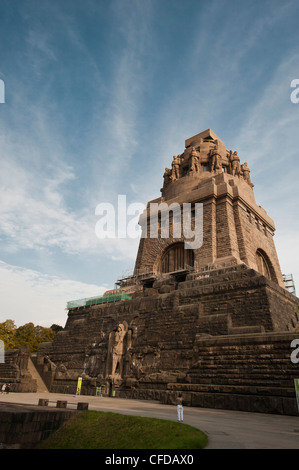 Monument to the Battle of the Nations, Leipzig, Saxony, Germany, Europe Stock Photo
