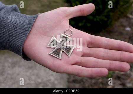 a german iron cross medal Stock Photo