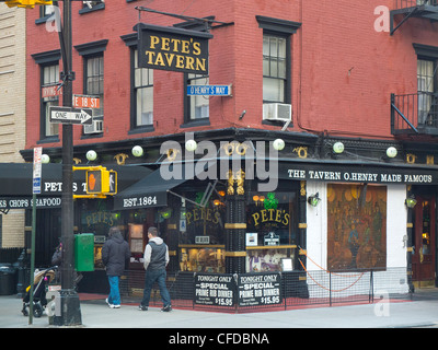 Pete's Tavern in New York City Stock Photo