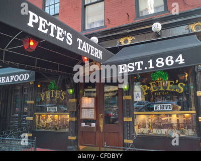 Pete's Tavern in New York City Stock Photo