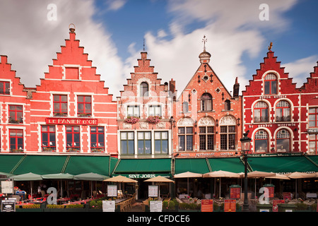 The Markt (Main Market Place), Bruges, Belgium, Europe Stock Photo