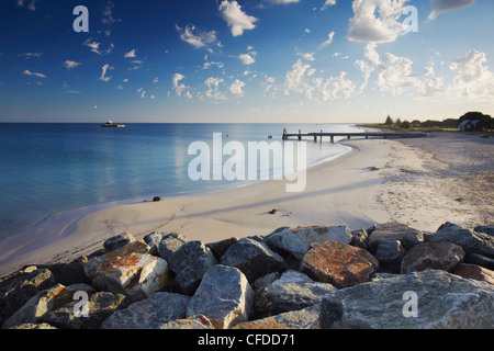 Busselton Beach at dawn, Western Australia, Australia, Pacific Stock Photo