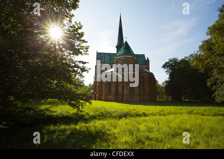 Minster in the sunlight, Bad Doberan, Mecklenburg Western-Pomerania [-], Germany, Europe Stock Photo