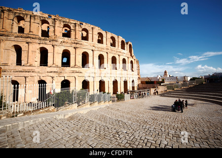 Roman amphitheatre, El Jem, UNESCO World Heritage Site, Tunisia, North Africa, Africa Stock Photo