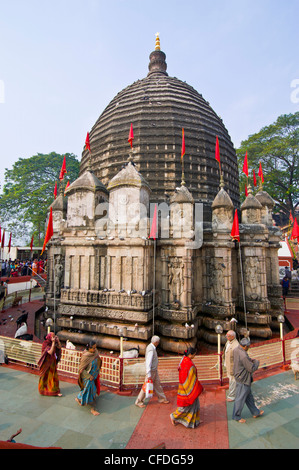 The Kamakhya Hindu temple, Guwahati, Assam, India, Asia Stock Photo