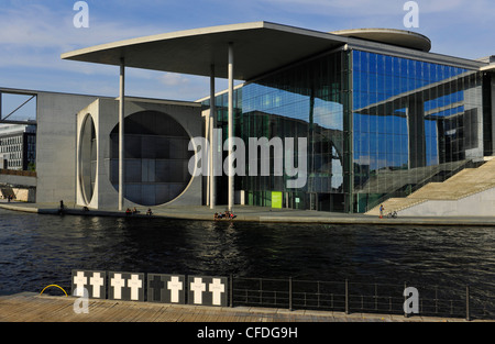 Marie-Elisabeth-Lueders-Haus at the river Spree, Berlin, Germany, Europe Stock Photo