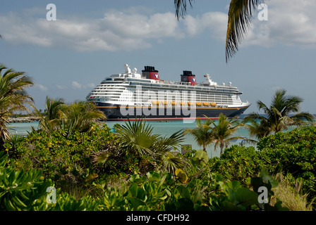 Castaway Cay in the Bahamas on the Disney Cruise Line's Disney Dream Cruise Ship Stock Photo