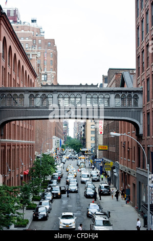 Street at Meatpacking District, Chelsea, Manhattan, New York, USA, America Stock Photo