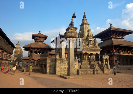 Durbar Square, Bhaktapur, UNESCO World Heritage Site, Kathmandu Valley, Nepal, Asia Stock Photo