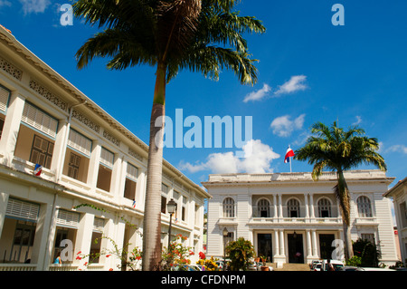 City hall, Fort-de-France, Martinique, French Overseas Department, Windward Islands, West Indies, Caribbean, Central America Stock Photo