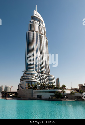 The modern hotel at Downtown Burj Dubai, Dubai, United Arab Emirates Stock Photo