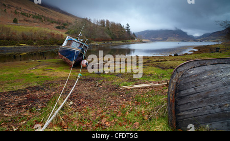 A moody,morning at Loch Long, Lochalsh, Scotland, United Kingdom, Europe Stock Photo