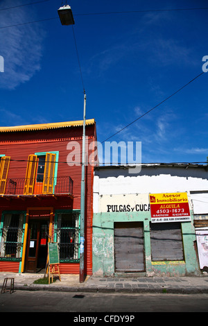 Scenes La Boca a neighborhood, or barrio of the Argentine capital, Buenos Aires Stock Photo