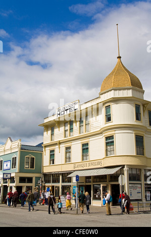 Golden North Hotel, Skagway, Southeast Alaska, United States of America, Stock Photo