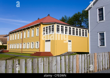 Russian Bishop's,Old School, Sitka National Historical Park, Sitka, Baranof Island, Southeast Alaska, USA Stock Photo