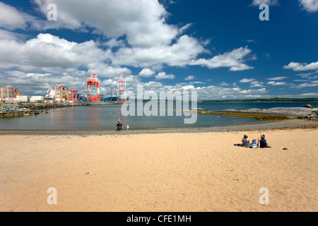 Beach, Point Pleasant Park, Halifax, Nova Scotia, Canada Stock Photo