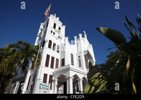 Saint Paul's Episcopal Church, Key West, Florida Stock Photo