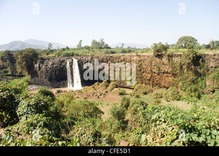 The Tis Isat Blue Nile Falls near Bahir Dar in Ethiopia Stock Photo