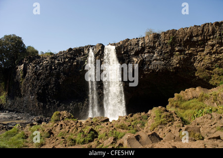 The Tis Isat Blue Nile Falls near Bahir Dar in Ethiopia Stock Photo