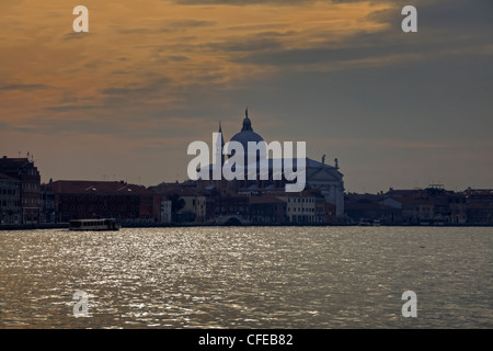 Church of the Redeemer il, Giudecca, Venice, Veneto, Italy, sunset Stock Photo