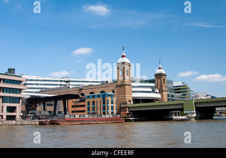 London Cannon Street railway station. Stock Photo