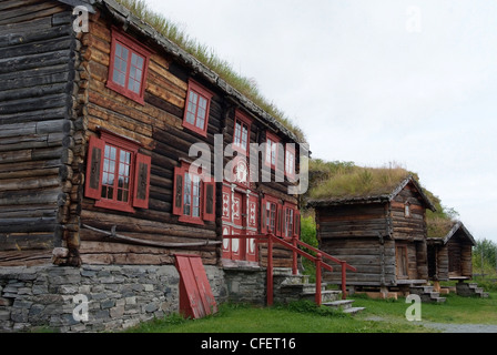 NORWAY TRONDHEIM Sverresborg - Torndelag Folk Museum Lo Kirke Stock ...