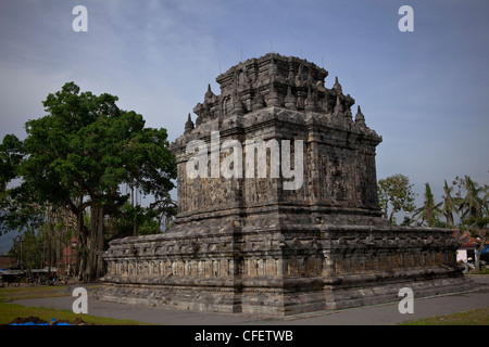 Temple near Borobudur Java (UNESCO), Indonesia, South Pacific, Asia. Stock Photo