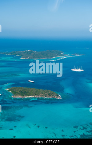 Tobago Cays and Mayreau Island, St. Vincent and The Grenadines, Windward Islands, West Indies, Caribbean, Central America Stock Photo