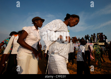 Evangelical gathering in Lome, Togo, West Africa, Africa Stock Photo