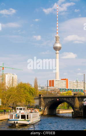 The TV tower, Berlin, Germany, Europe Stock Photo