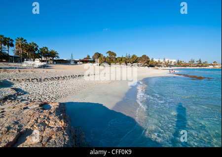 Nissi Beach, Agia Napa, Cyprus, Mediterranean, Europe Stock Photo