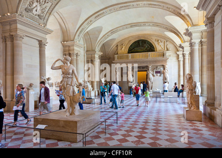 Louvre Museum, Paris, France, Europe Stock Photo