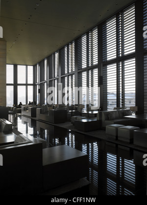 Armani Hotel Milano, Italy. Lounge bar Stock Photo